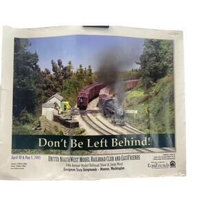 United Northwest Model Railway Club And Equifriends 2005 Poster Monroe WA